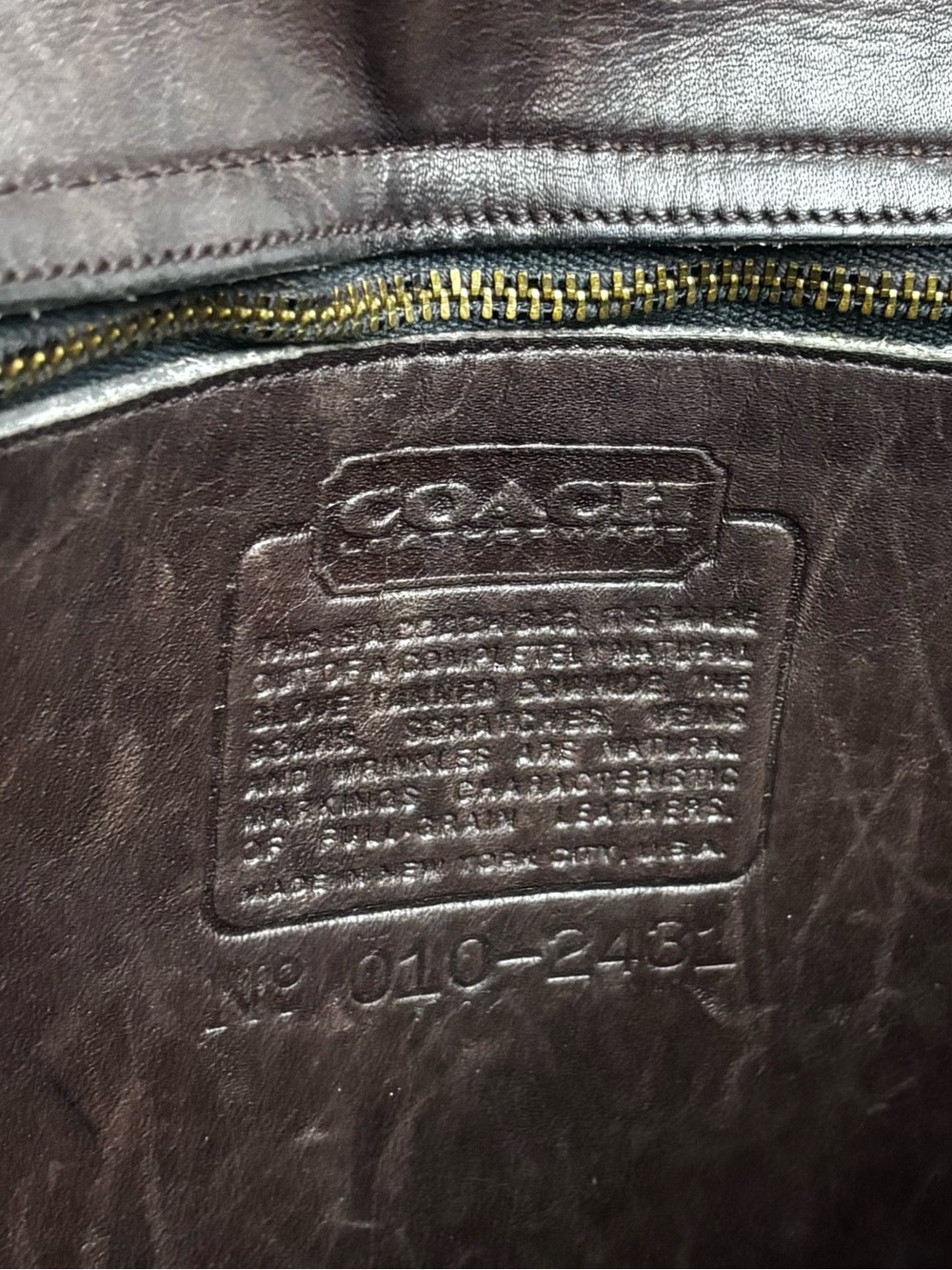 Rare Made in NYC Coach Metropolitan Briefcase Laptop Case Devil Wears Prada - Picture 5 of 13